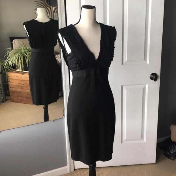 Max Studio Dresses & Skirts - Max Studio Ruffle Little Black Dress NEW - Size M